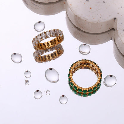 Sami Diamant Simulant Goldring