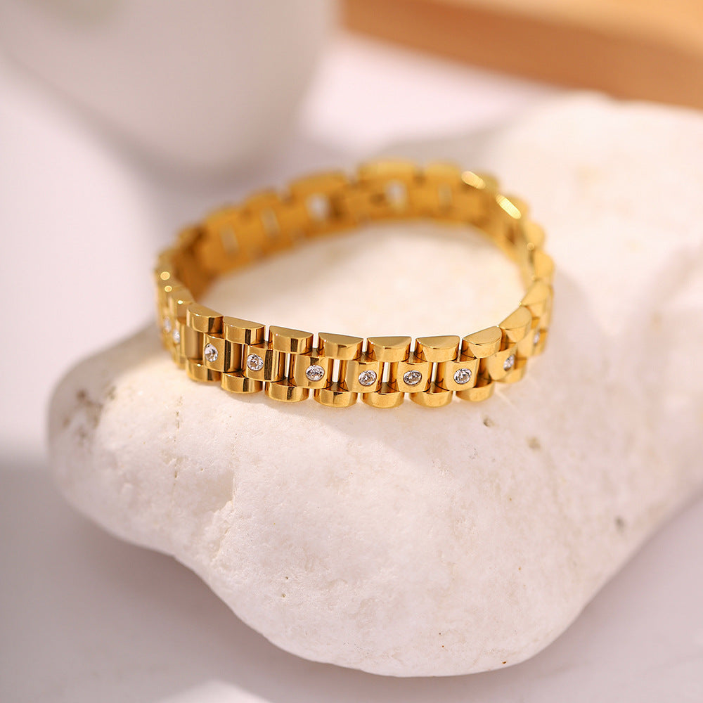 Mita Gouden Horlogeband Armband