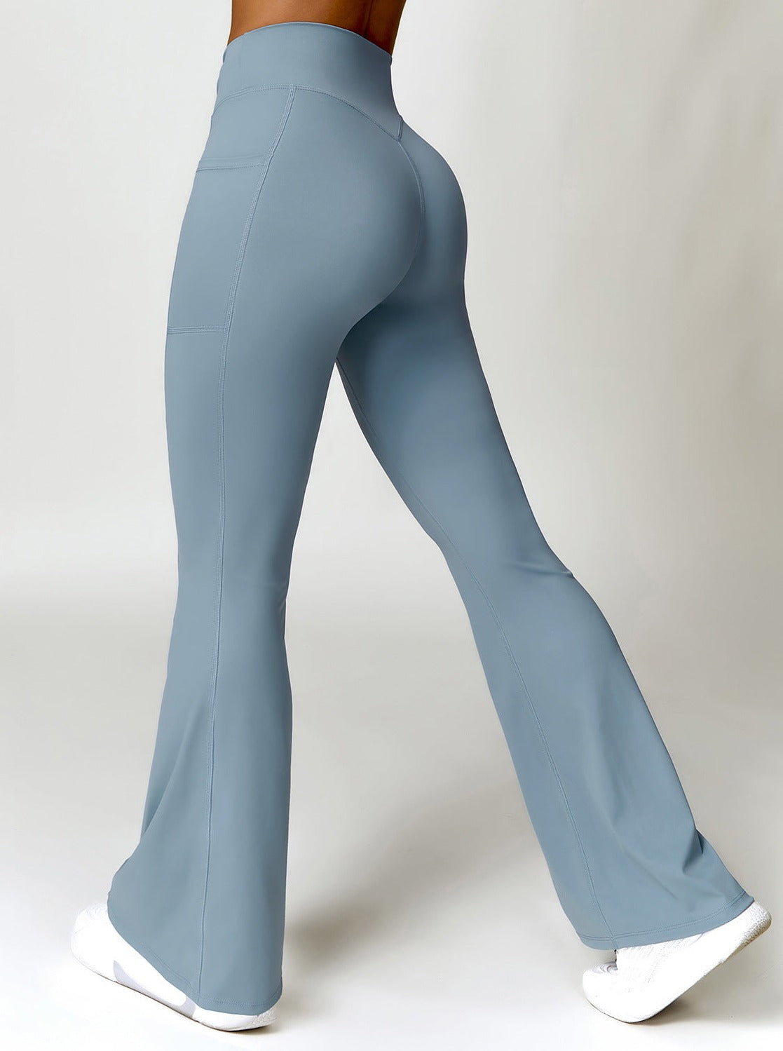 Silvana - Breathable High-Waisted Flared Trousers