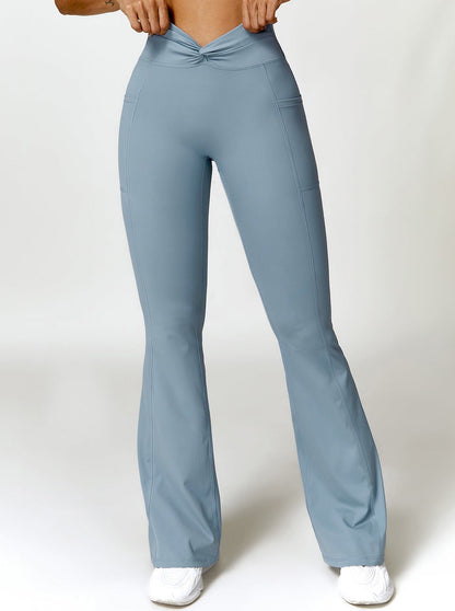 Silvana - Breathable High-Waisted Flared Trousers