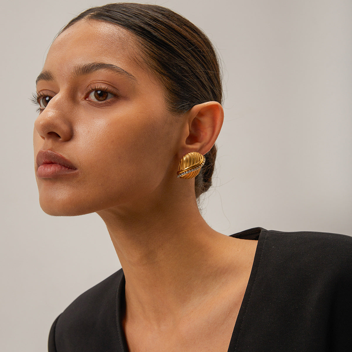 Thalea Goldene Ohrringe