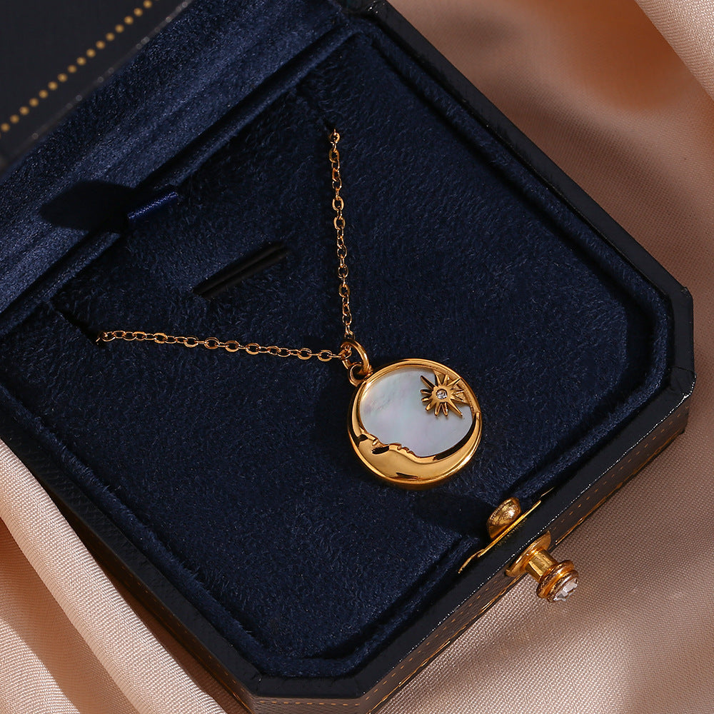 Eloa Lunar Goldene Halskette