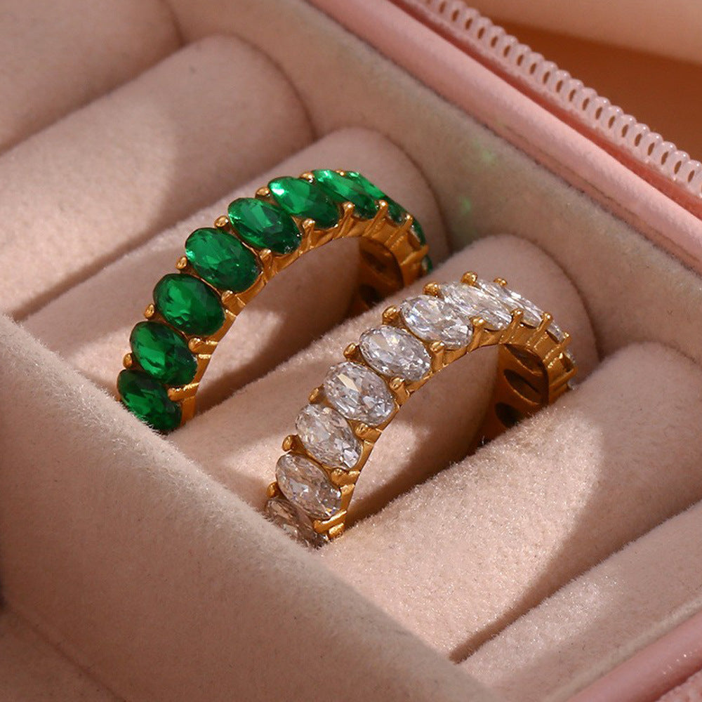 Sami Diamant Simulant Goldring