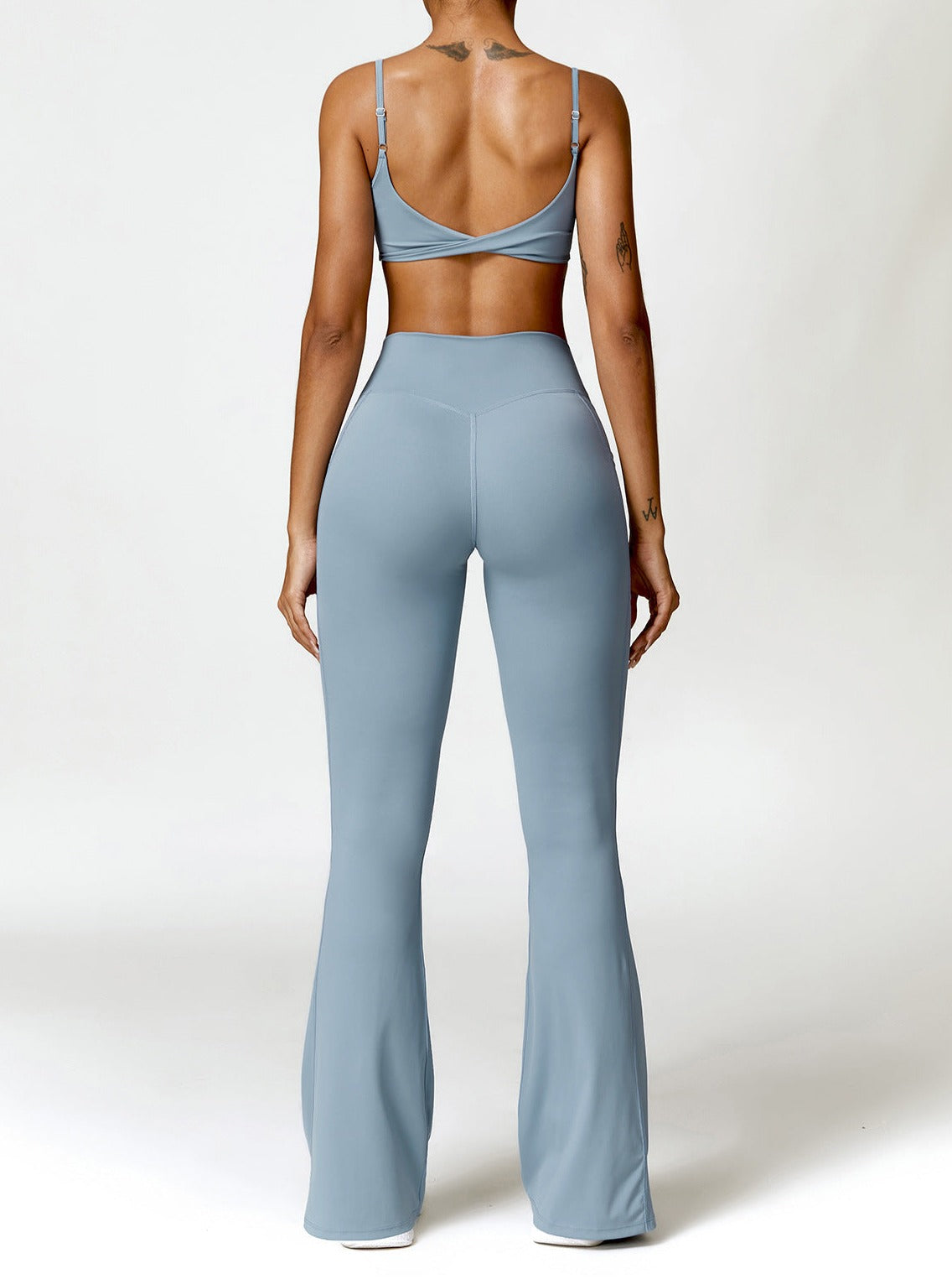 Silvana - Breathable High-Waisted Flared Trousers