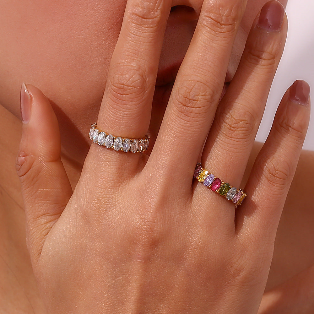 Sami Diamant Simulant Goldring