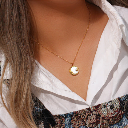 Eloa Lunar Goldene Halskette