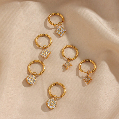 Lunelle goldene Ohrringe