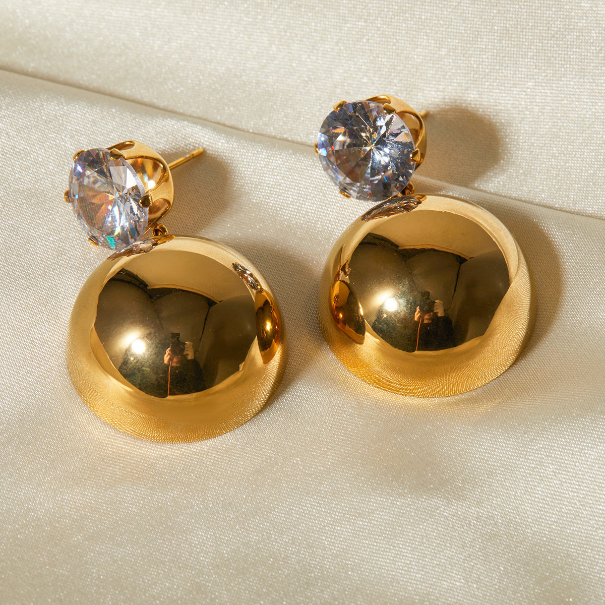 Noor Goldene Ohrringe