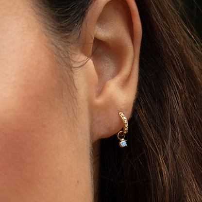 Julinae wendbare Diamant-Creolen