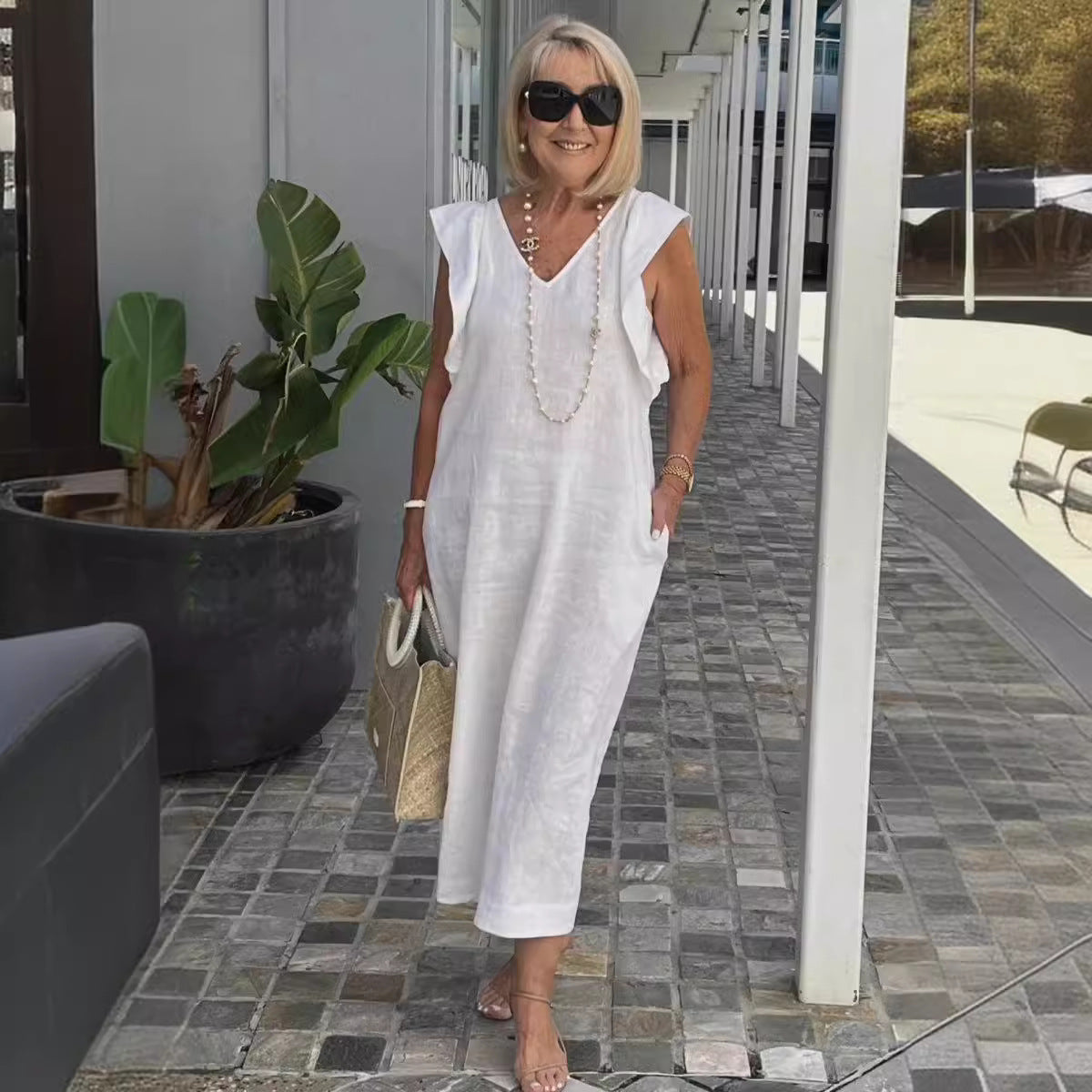 Hallie | Stylish Sleeveless Kleid for Summer