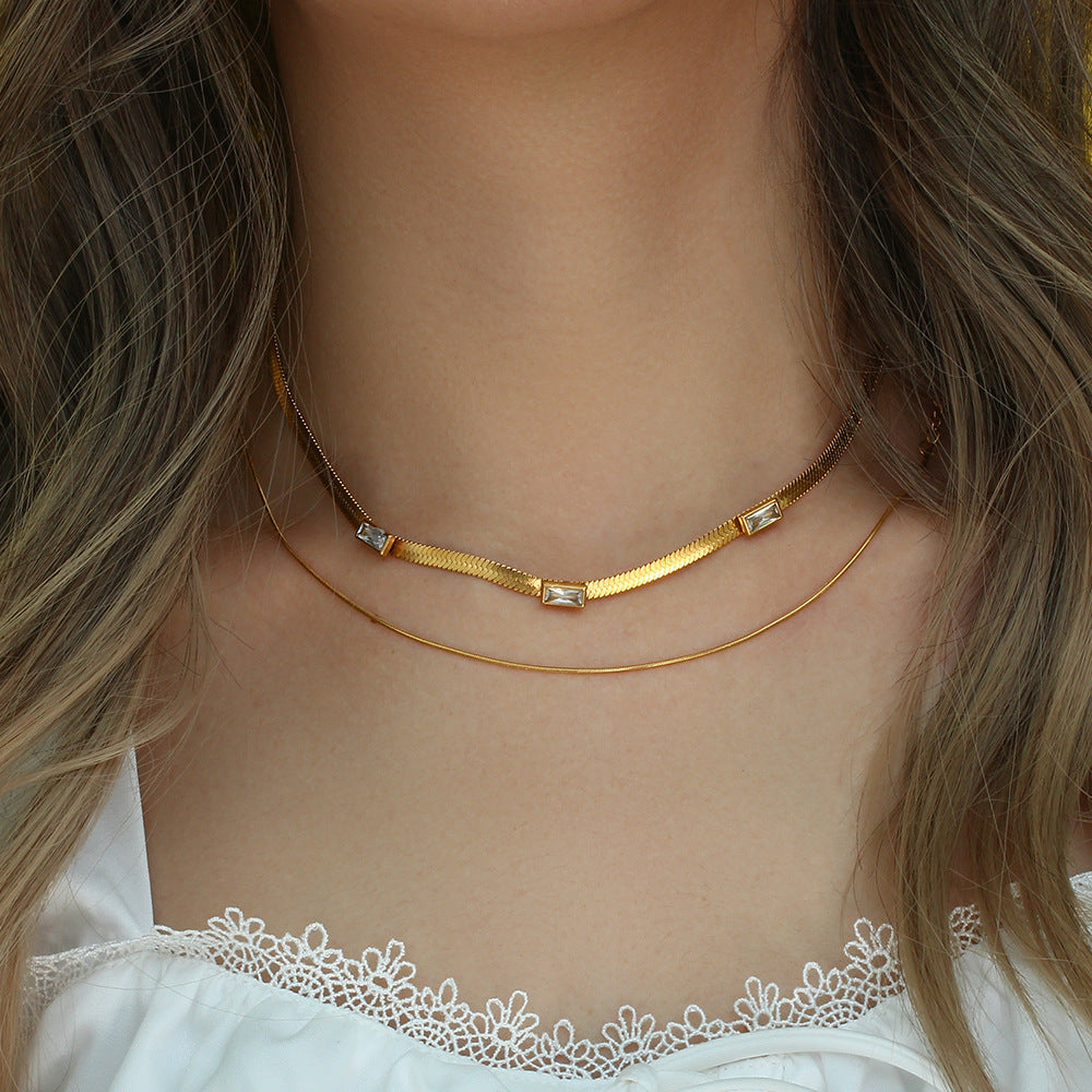 Elra Goldene Halskette