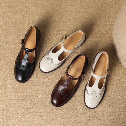 Ysolenne | Elegant T-Bar Mary Janes