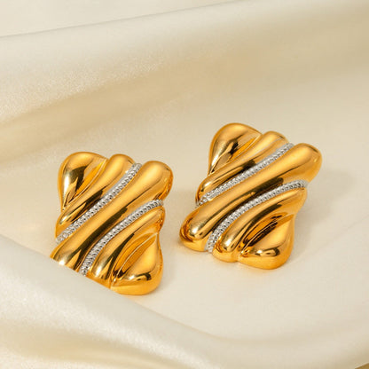 Virela goldene Ohrringe