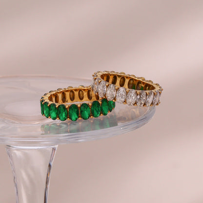 Sami Diamant Simulant Goldring