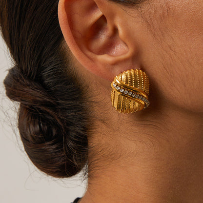 Thalea Goldene Ohrringe