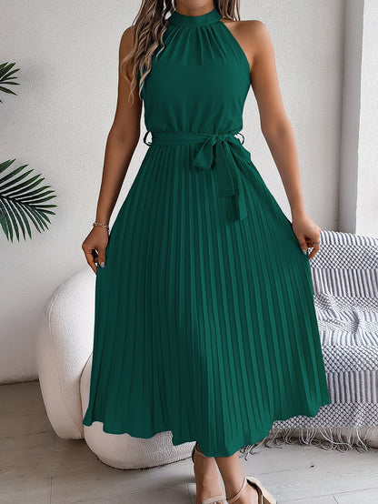 CEDRINE™ – Graceful Pleated Midikleid