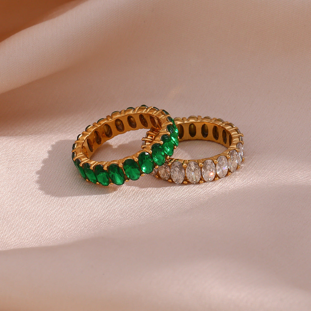 Sami Diamant Simulant Goldring