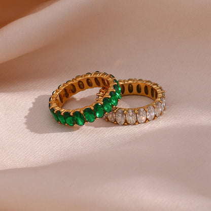 Sami Diamant Simulant Goldring