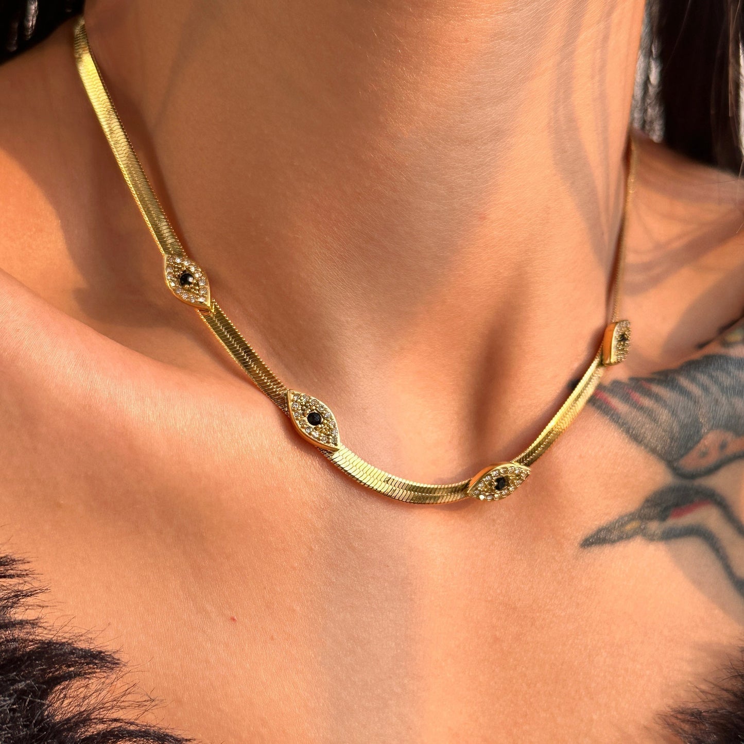 Vian Goldene Halskette