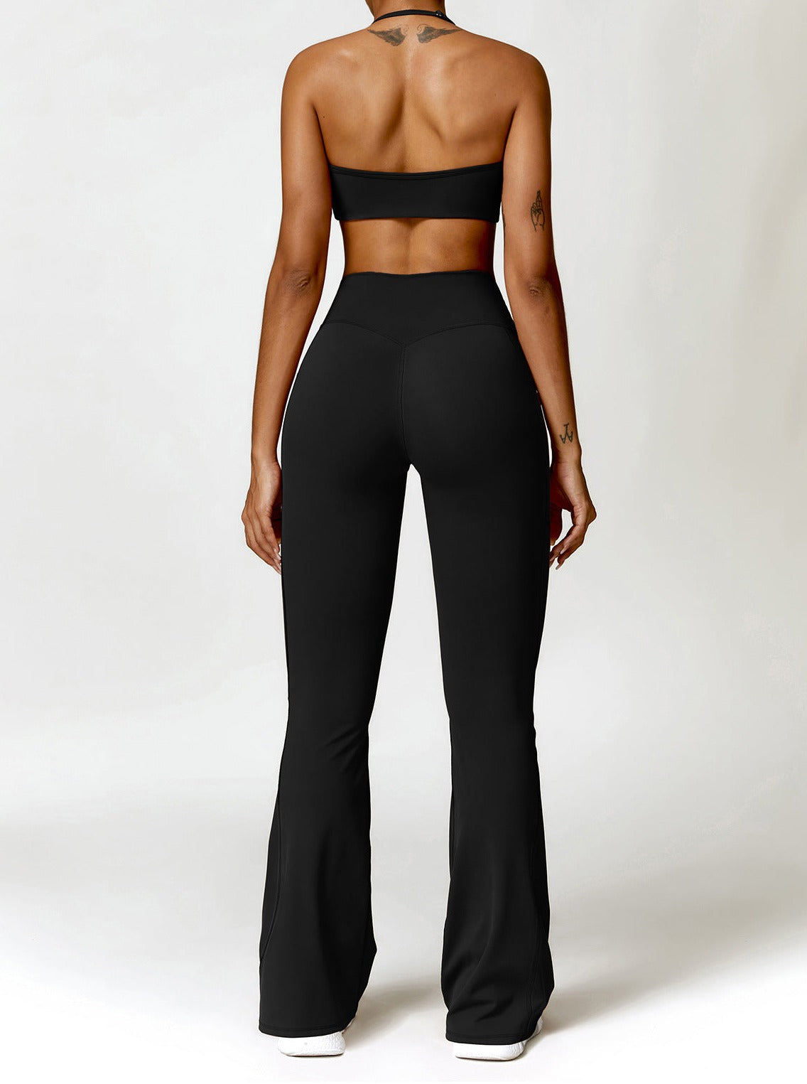 Elena - High-Waist Bootcut Leggings with Pockets