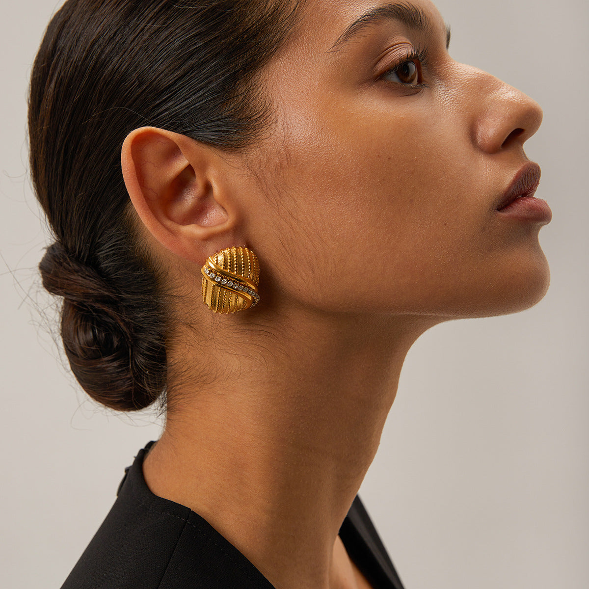 Thalea Goldene Ohrringe