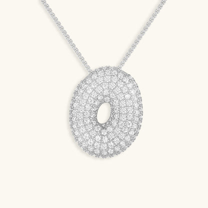 Aven Initial Diamant Halskette