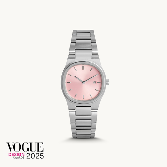 Anabele Uhr Silber Pink