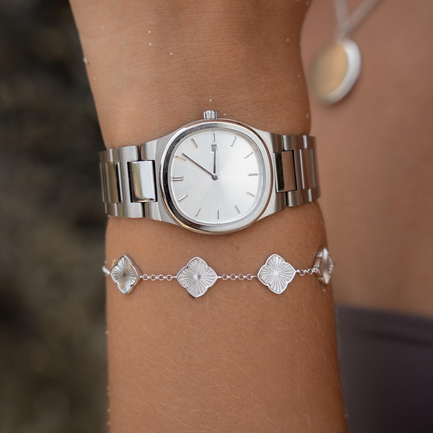 Anabele Uhr Silver Wave