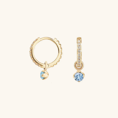 Julinae wendbare Diamant-Creolen
