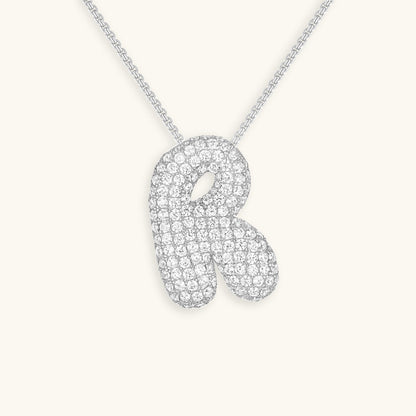 Aven Initial Diamant Halskette