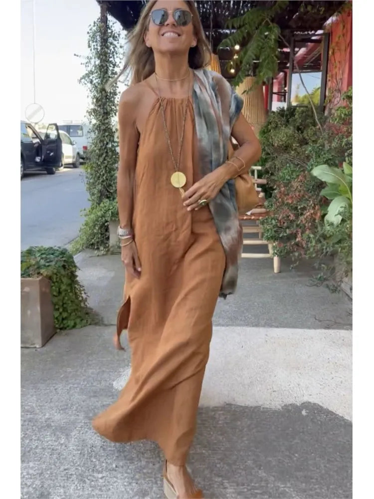 Melinda | Elegant Halter Kleid for Summer Events