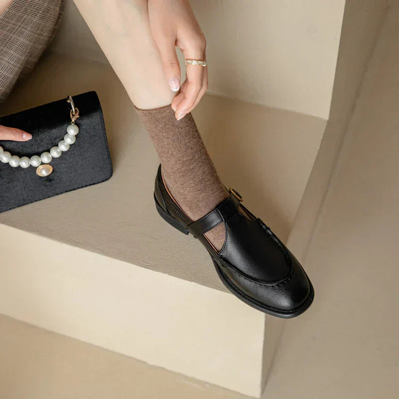 Nancy | Retro-Inspired Leather Schuhe