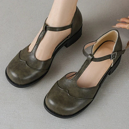 Margaux | Textured Leather Schuhe
