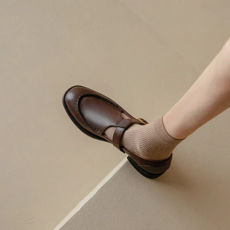 Nancy | Retro-Inspired Leather Schuhe