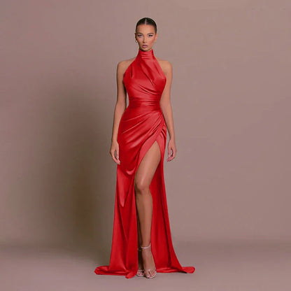 Carla | Elegant High-Slit Evening Kleid