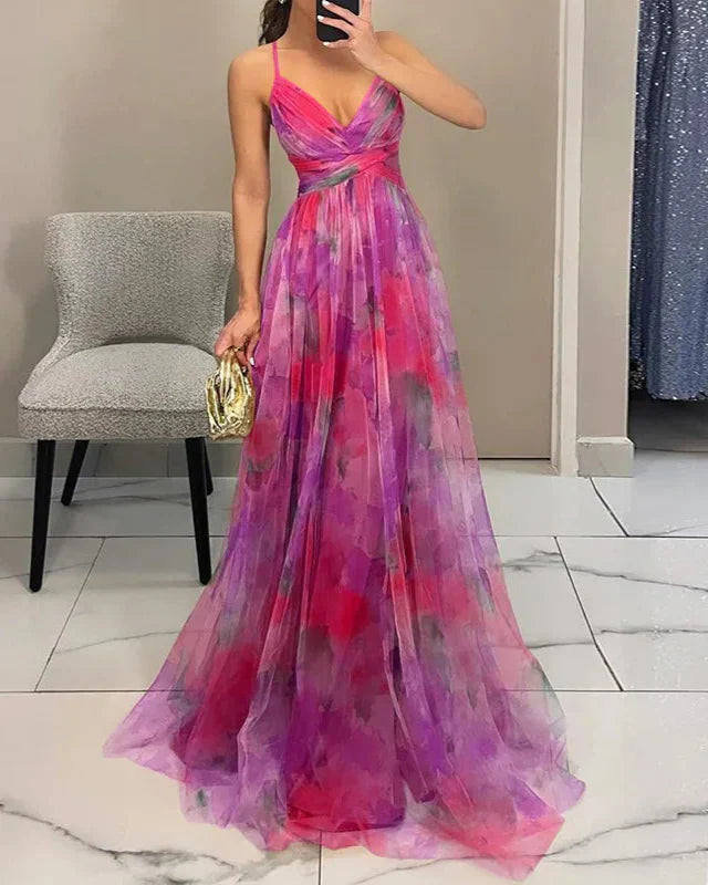 Madeline | Floral Maxi Kleid for Effortless Elegance