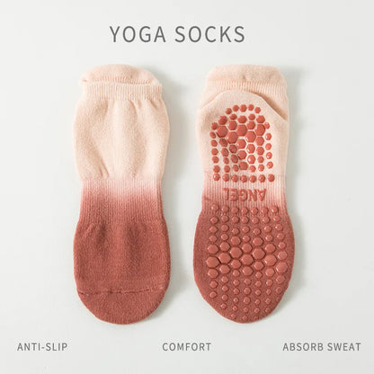 Damen’s Pilates Yoga Socks Non-Slip Cotton