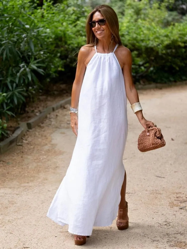 Melinda | Elegant Halter Kleid for Summer Events
