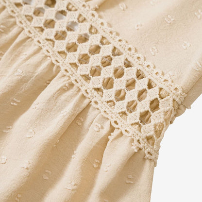 Beverly | Elegant V-Neck Kleid with Ruffle Hem