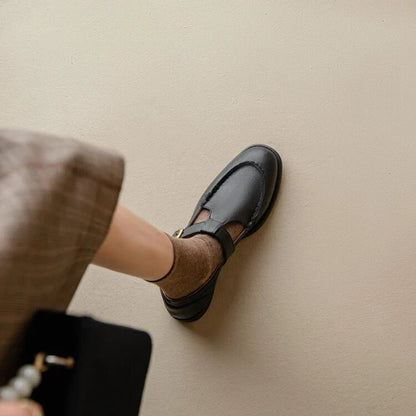 Nancy | Retro-Inspired Leather Schuhe