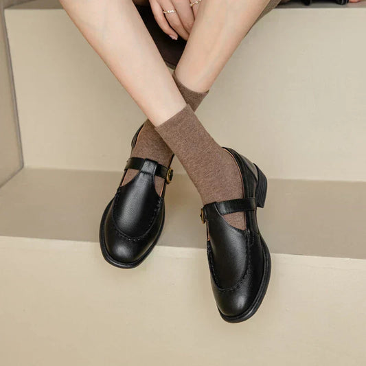 Nancy | Retro-Inspired Leather Schuhe