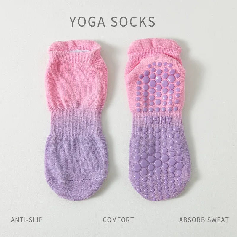 Damen’s Pilates Yoga Socks Non-Slip Cotton