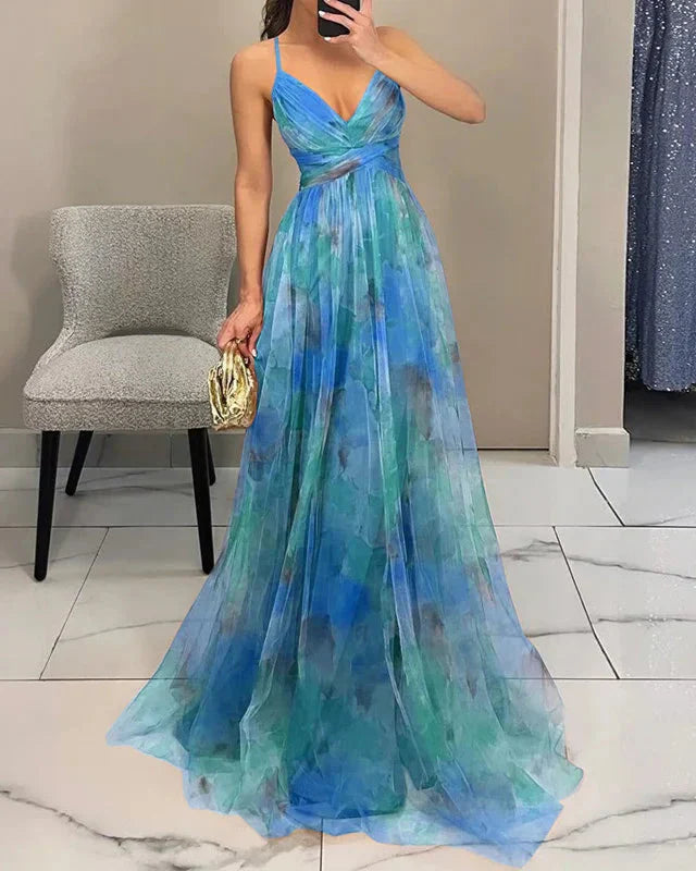 Madeline | Floral Maxi Kleid for Effortless Elegance