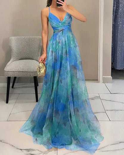 Madeline | Floral Maxi Kleid for Effortless Elegance