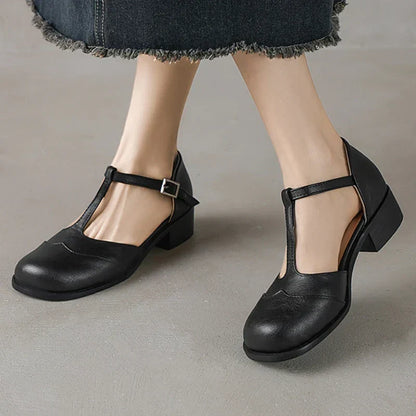 Margaux | Textured Leather Schuhe