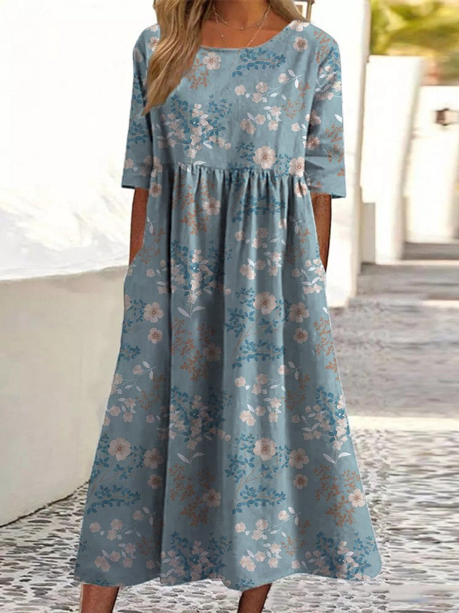LAARNI™ - Relaxed Midikleid