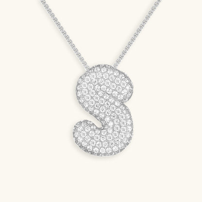 Aven Initial Diamant Halskette