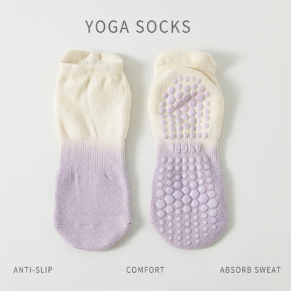 Damen’s Pilates Yoga Socks Non-Slip Cotton