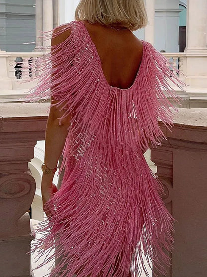 Nancy | Fringe Party Kleid