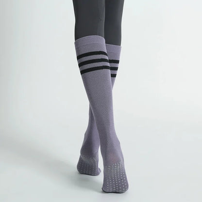 Mid-Tube Damen’s Pilates & Yoga Socks Non-Slip Cotton